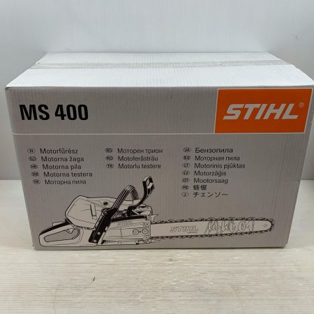  STIHL  切断工具 チェーンソー 2サイクル MB10113020 MS400CｰM オレンジ