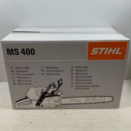  STIHL  切断工具 チェーンソー 2サイクル MB10113020 MS400CｰM オレンジ