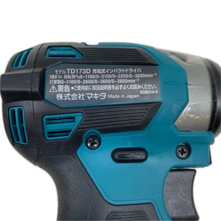 MAKITA マキタ 締め付け工具 インパクトドライバ コードレス式 18v 623406 TD173D ブルー