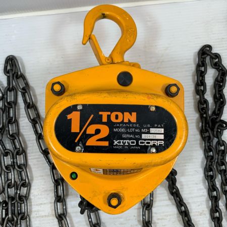  KITO キトー 工具関連用品 チェーンブロック M3-213582 オレンジ