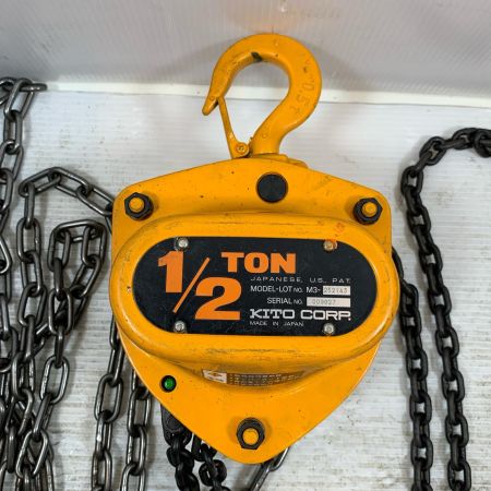  KITO キトー 工具関連用品 チェーンブロック M3-252163 オレンジ