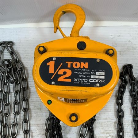  KITO キトー 工具関連用品 チェーンブロック M3-213582 オレンジ