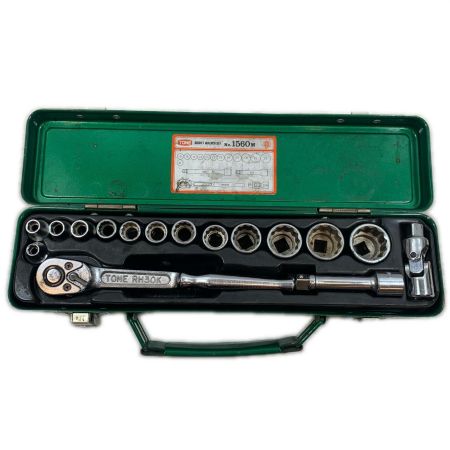  TONE トネ 工具 ハンドツール ソケットレンチセット 1560