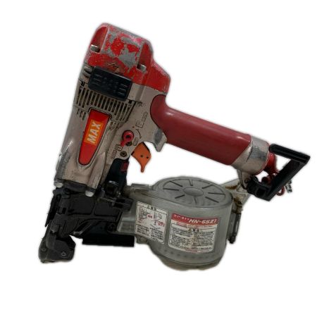 MAX マックス 工具 エアツール エア釘打ち 高圧 11808249F HN-65Z1 レッド