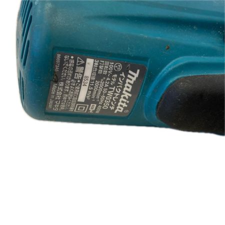 MAKITA マキタ 工具 締め付け工具 インパクトレンチ  程度B 本体のみ コード式 8534 キズ有 TW0350 グリーン