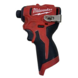 κκ Milwaukee 締め付け工具 インパクトドライバ コードレス式 12v JS01F2001A00337J2025 M12 レッド×ブラック Bランク