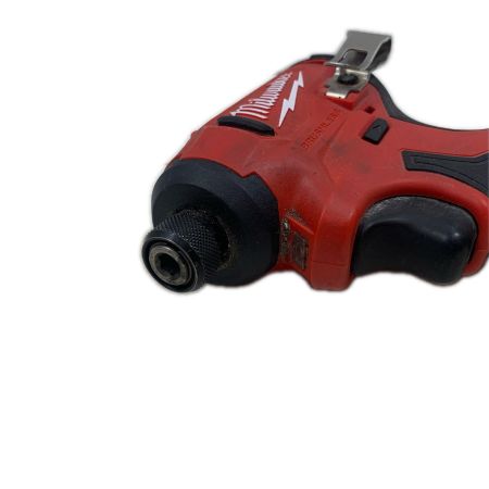  Milwaukee 締め付け工具 インパクトドライバ コードレス式 12v JS01F2001A00337J2025 M12 レッド×ブラック