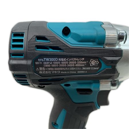  MAKITA マキタ 締め付け工具 インパクトレンチ コードレス式 18v 6.0Ah 508380Y TW300DRGX ブルー