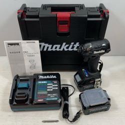 κκ MAKITA マキタ 締め付け工具 インパクトドライバ コードレス式 40v 2.5Ah TD002GRDXB ブラック Sランク