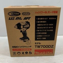 κκ MAKITA マキタ 締め付け工具 インパクトレンチ コードレス式 18v 193613 TW700DZ Sランク