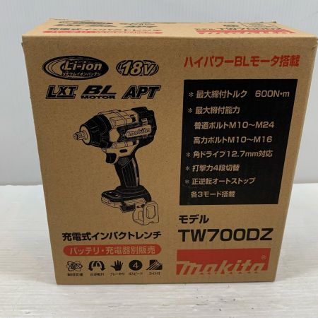  MAKITA マキタ 締め付け工具 インパクトレンチ コードレス式 18v 193663 TW700DZ