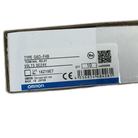  OMRON オムロン 工具関連用品 ターミナルリレー 10個入り G6D-F4B