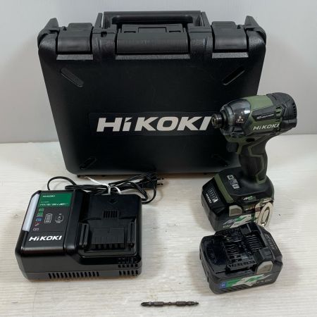  HiKOKI ハイコーキ 締め付け工具 インパクトドライバ コードレス式 36v 2.5Ah 9115671 WH36DC グリーン