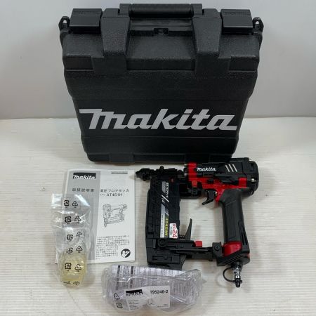  MAKITA マキタ エアツール フロアタッカ 高圧 25613394 美品 AT451H レッド×ブラック