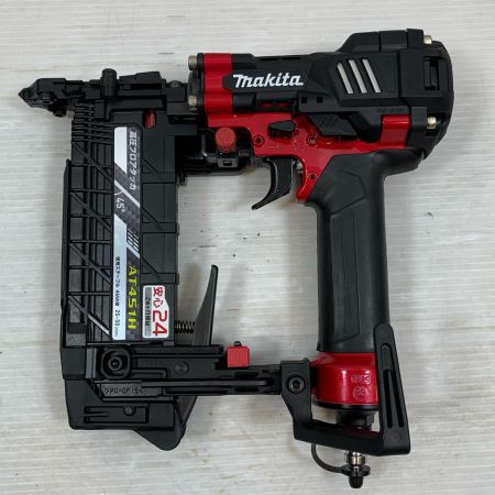  MAKITA マキタ エアツール フロアタッカ 高圧 25613394 美品 AT451H レッド×ブラック