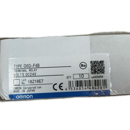  OMRON オムロン 工具関連用品 ターミナルリレー 10個入り G6D-F4B