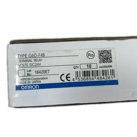  OMRON オムロン 工具関連用品 ターミナルリレー 10個入り G6D-F4B