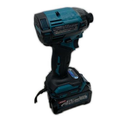  MAKITA マキタ 締め付け工具 インパクトドライバ コードレス式 40v 160056 TD002GRDX ブルー