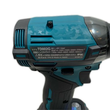  MAKITA マキタ 締め付け工具 インパクトドライバ コードレス式 40v 160056 TD002GRDX ブルー