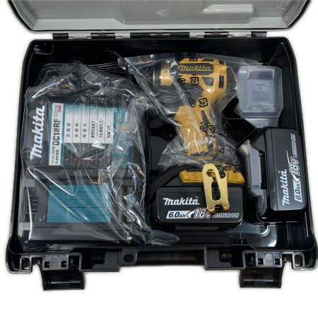  MAKITA マキタ 締め付け工具 インパクトドライバ コードレス式 18v 6.0Ah 904121 TD173DRGXPY イエロー