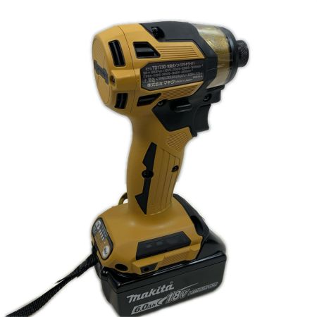  MAKITA マキタ 締め付け工具 インパクトドライバ コードレス式 18v 6.0Ah 904121 TD173DRGXPY イエロー