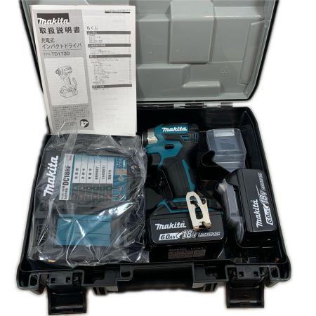  MAKITA マキタ 締め付け工具 インパクトドライバ コードレス式 18v 6.0Ah 906070 TD173DRGX ブルー