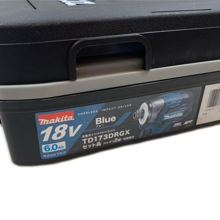  MAKITA マキタ 締め付け工具 インパクトドライバ コードレス式 18v 6.0Ah 726876 TD173DRGX ブルー