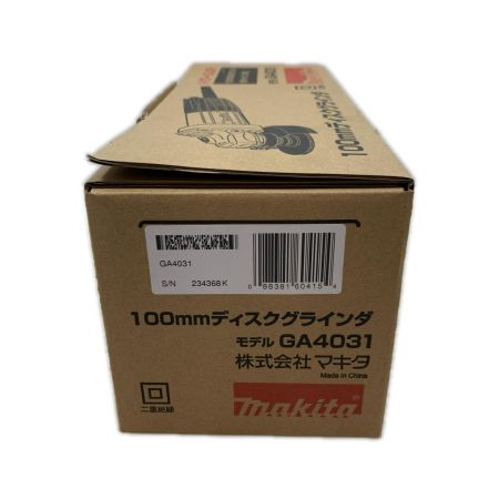  MAKITA マキタ 研磨工具 ディスクグラインダー 100mm 597170 9533B