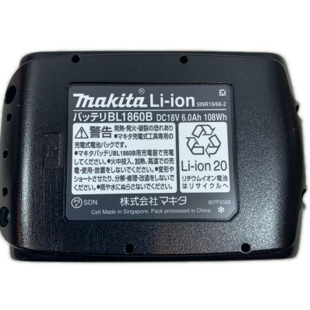  MAKITA マキタ 工具関連用品 バッテリー 18v 6.0Ah BL1860B ブラック