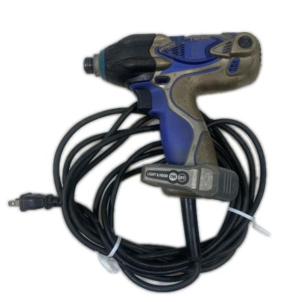  HITACHI 日立 締め付け工具 インパクトドライバ コード式 12mm 100v 490057 FWH12VD ブルー