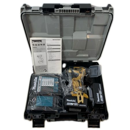  MAKITA マキタ 締め付け工具 インパクトドライバ コードレス式 18v 6.0Ah 876429 TD173DRGXPY イエロー