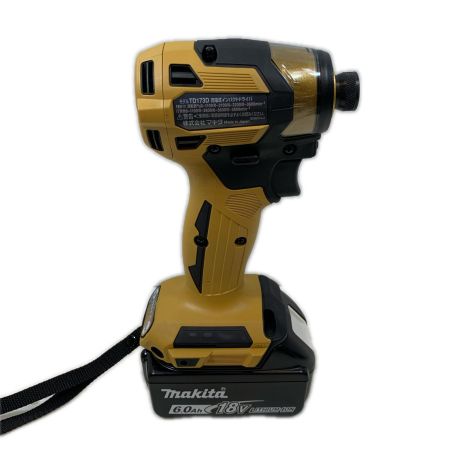  MAKITA マキタ 締め付け工具 インパクトドライバ コードレス式 18v 6.0Ah 876429 TD173DRGXPY イエロー