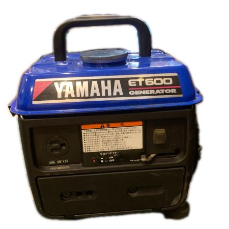 YAMAHA ヤマハ 大型機械 スタンダード発電機 2サイクル 111416 キズ有 ET600 ブルー×ブラック
