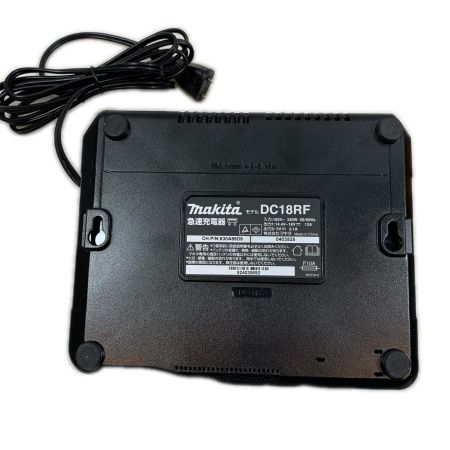  MAKITA マキタ 工具関連用品 急速充電器 コード式 100v DC18RF ブラック