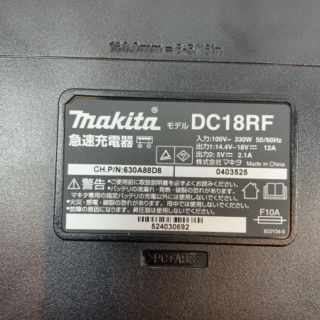  MAKITA マキタ 工具関連用品 急速充電器 コード式 100v DC18RF ブラック