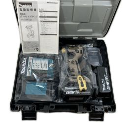 κκ MAKITA マキタ 締め付け工具 インパクトドライバ コードレス式 18v 6.0Ah 901056 TD173DRGXPG グレージュ Sランク
