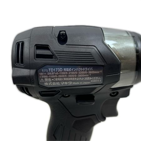 MAKITA マキタ 締め付け工具 インパクトドライバ コードレス式 18v 6.0Ah 921173 TD173DRGXB ブラック