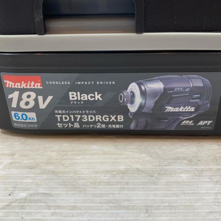  MAKITA マキタ 締め付け工具 インパクトドライバ コードレス式 18v 6.0Ah 921173 TD173DRGXB ブラック