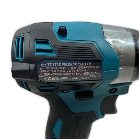  MAKITA マキタ 締め付け工具 インパクトドライバ コードレス式 18v 6.0Ah 938595 TD173DRGX ブルー