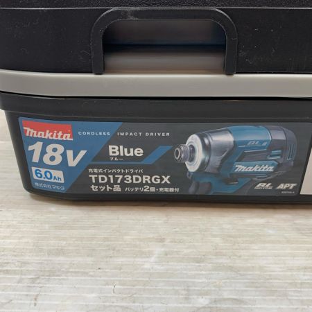  MAKITA マキタ 締め付け工具 インパクトドライバ コードレス式 18v 6.0Ah 938595 TD173DRGX ブルー