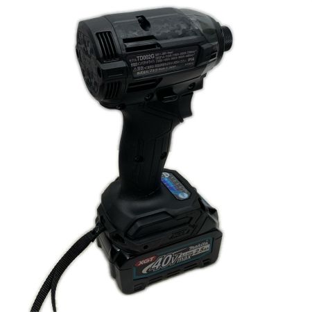  MAKITA マキタ 締め付け工具 インパクトドライバ コードレス式 40v 2.5Ah 158918 TD002GRDXB ブラック