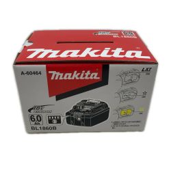 κκ MAKITA マキタ 工具関連用品 バッテリー 18v 6.0Ah BL1860B ブラック Sランク