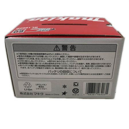  MAKITA マキタ 工具関連用品 バッテリー 18v 6.0Ah BL1860B ブラック