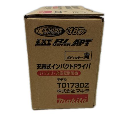  MAKITA マキタ 締め付け工具 インパクトドライバ コードレス式 18v 914722 TD173D ブルー