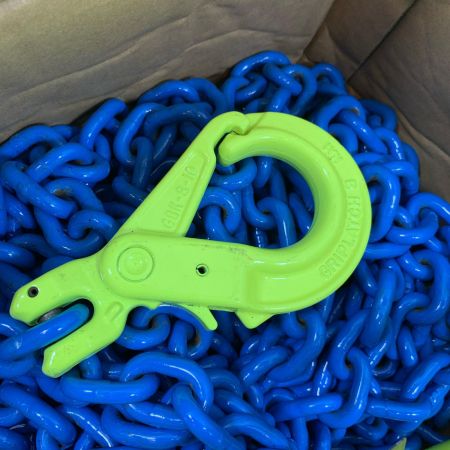  マーテック 工具関連用品 チェーンスリング イエロー×ブルー