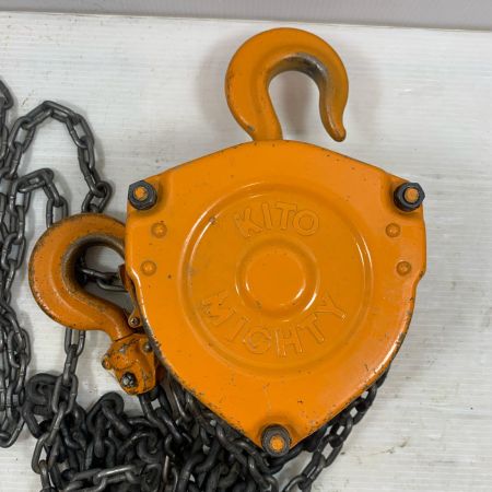  KITO キトー 工具関連用品 チェーンブロック M2C-418 オレンジ