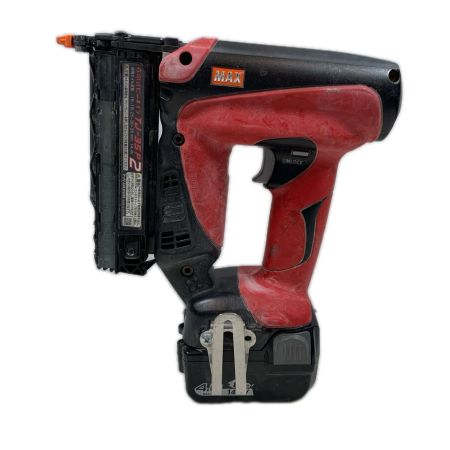 MAX マックス 電動工具 ピンネイラ 35mm 14.4v 4.0Ah 8223 TJ-35P2 レッド