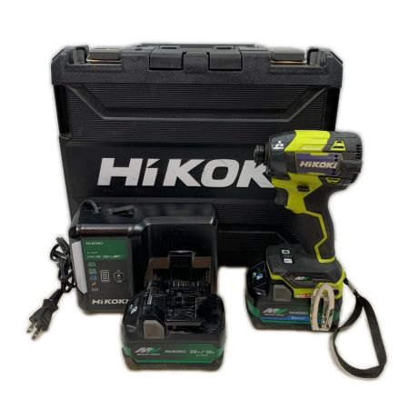  HiKOKI ハイコーキ 工具 工具関連用品 インパクトドライバ コードレス式 36v JD505861 WH36DD イエロー
