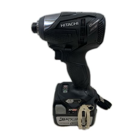  HITACHI 日立 締め付け工具 インパクトドライバ コードレス式 14.4v 4.0Ah 734792 WH14DDL ブラック