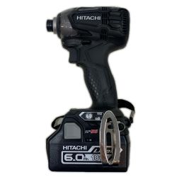 κκ HITACHI 日立 締め付け工具 インパクトドライバ コードレス式 18v 6.0Ah N62859 WH18DDL2 ブラック Aランク